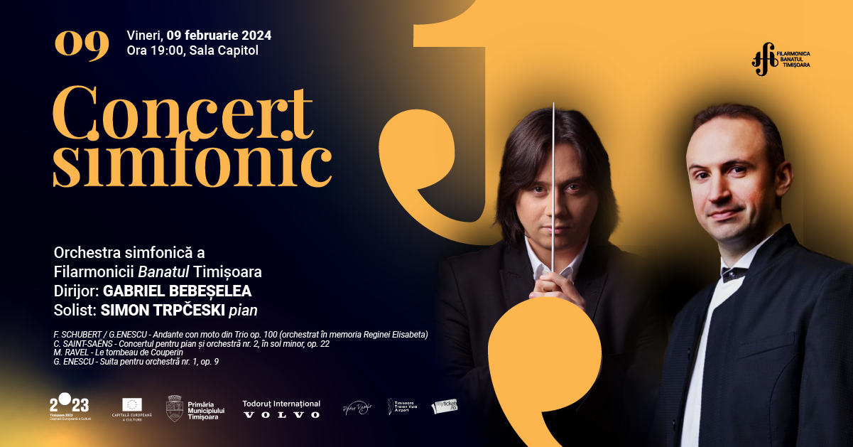 Dirijori de renume și soliști celebri, în concert, la Sala Capitol din Timișoara