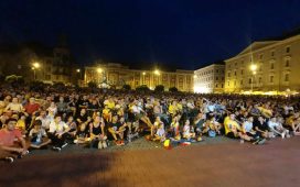 Mii de timișoreni se uită la meciul România-Belgia de la EURO 2024