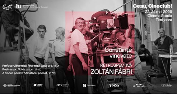 Regizorul Zoltán Fábri, unul dintre cei mai apreciaţi cineaşti maghiari, la Ceau, Cineclub!