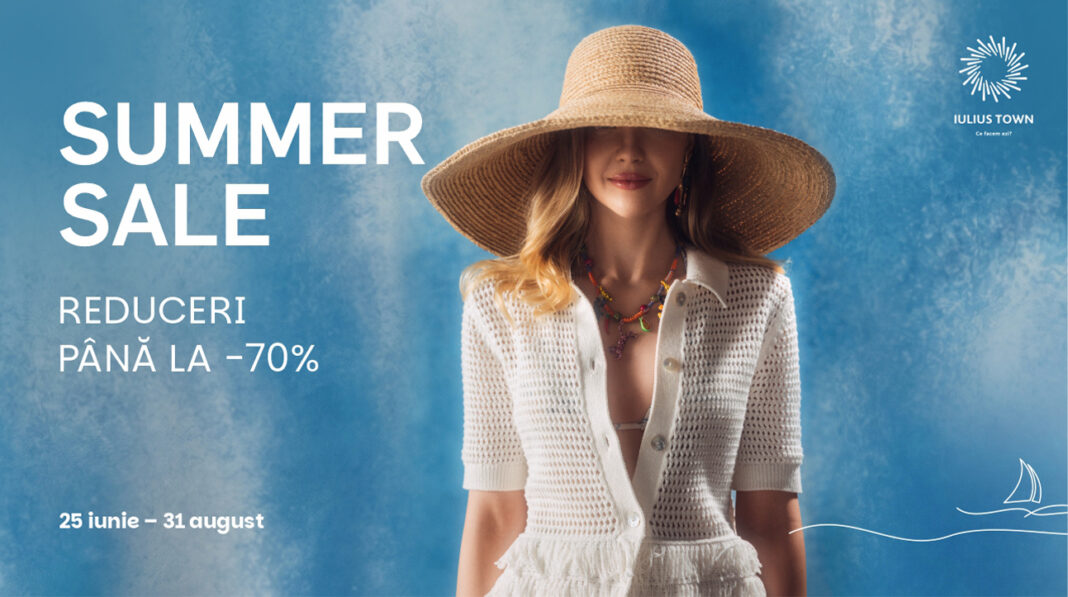 Shopping de vacanță la super prețuri: Summer Sale te așteaptă la Iulius Town cu reduceri de până la 70%